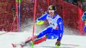 Slalom di Wengen, lo sciatore parmigiano Saccardi butta via una grande occasione