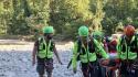Si frattura una caviglia sul greto dell'Enza, interviene il Soccorso alpino