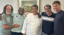 Tino Asprilla è tornato a Parma per una visita agli amici di sempre