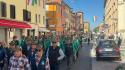 Piazza Garibaldi invasa dalle penne nere