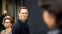 L’attore Michael Fassbender, 48 anni, è in centro a Parma per girare lo spot di Acqua di Parma