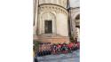 Un parcheggio ai piedi della Basilica