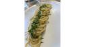 Marino: spaghettino, burro d'ostrica e shiso