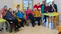 Massimo Spigaroli e Babbo Natale portano gli anolini agli anziani