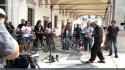 Udine, concerto di ciclisti "per campanelli di bici"