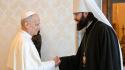 Antonij (Patriarcato Mosca) all'evento con il Papa il 14