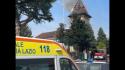 A fuoco il campanile di una chiesa vicino Roma, nessun ferito