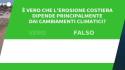 Ansa VERIFIED - E' vero che l'erosione costiera dipende principalmente dai cambiamenti climatici?