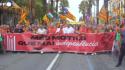 Barcellona, manifestazione per l'indipendenza della Catalogna