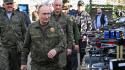 Putin ha osservato le esercitazioni in uniforme militare