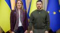 Metsola a Kiev, vedrà Zelensky e il presidente della Rada