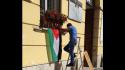 Ev-Avs, la bandiera della Palestina sul Municipio di Potenza