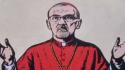 Milano, il nuovo murale di Palombo ritrae Pizzaballa sui muri della Curia Arcivescovile