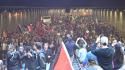 Corteo Roma termina in centro mentre la coda ancora sull'A24
