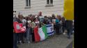 Nel quartiere ebraico di Roma manifestazione per ritorno ostaggi