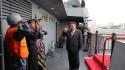 Corea del Nord:Kim visita nave da guerra da 5mila tonnellate