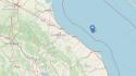 Scossa 4.4 al largo della costa marchigiana pesarese