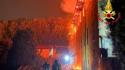 Incendio distrugge il monastero della Bernaga nel Lecchese