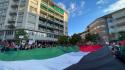 Manifestanti in piazza a Udine per il corteo pro Pal
