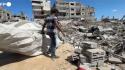 Gaza citta' fantasma, si montano le tende tra le macerie