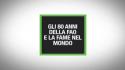 Gli 80 anni della Fao e la fame nel mondo