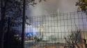 A fuoco azienda nell'Aretino, fiamme visibili da chilometri