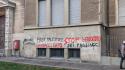 A Torino scritte pro-Palestina e contro Vannacci