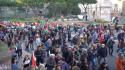 Il corteo per la Palestina sfila per le vie di Roma