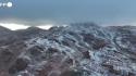 La prima neve dell'inverno ricopre il Jabal al-Lawz in Arabia Saudita