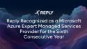 Comunicato Stampa: Reply riconosciuta come Microsoft Azure Expert Managed Services Provider per il 6&deg; anno consecutivo