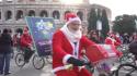 A Roma Babbo Natale in bici, pedalata solidale per i bimbi di Peter Pan