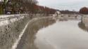 Maltempo a Roma, chiuse le banchine sul Tevere