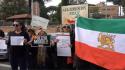 Roma, la protesta della comunita' iraniana davanti all'ambasciata