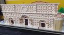 La Basilica di Collemaggio dell'Aquila in 90mila mattoncini Lego