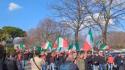 Corteo per la remigrazione a Prato, in centinaia sfilano con il Tricolore