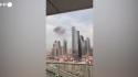 Guerra in Medioriente, la colonna di fumo dopo un'esplosione in centro a Dubai