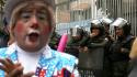 Bolivia, i clown in piazza contro il decreto che taglia le feste scolastiche