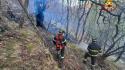 Incendio in Appennino bolognese, situazione sotto controllo