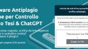 Comunicato Stampa: Intelligenza Artificiale e tesi di laurea: il rischio plagio si evita con la tecnologia.