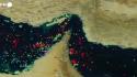 In un video in timelapse il traffico marittimo nello Stretto di Hormuz e nel Golfo dell'Oman