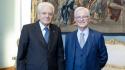 Elio Giovati e i Maestri del lavoro dal presidente Mattarella