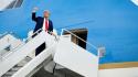 Trump accolto a Ben Gurion da Herzog e Netanyahu