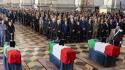 A Padova l'ultimo saluto ai tre carabinieri morti nel Veronese