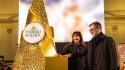 Ferrero Rocher illumina il Natale di Milano, piramide dorata a Piazza San Carlo