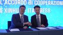 Media, a Roma siglata la nuova partnership tra le agenzie Xinhua e Italpress