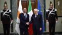 Mattarella riceve il presidente di Cipro, "Paese amico e alleato"