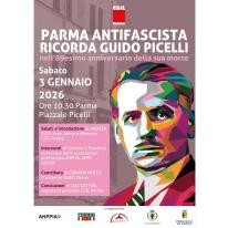 3 gennaio, Parma antifascista ricorda Guido Picelli in Oltretorrente