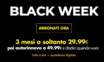 Promo BLACK WEEK: abbonamento digitale alla Gazzetta per 6 mesi a soli 49.99&euro; euro
