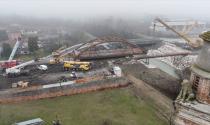 Varato il ponte di Castellina Struttura di 250 tonnellate collocata sopra il torrente Stirone
