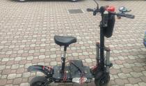 Il monopattino sequestrato dalla Polstrada